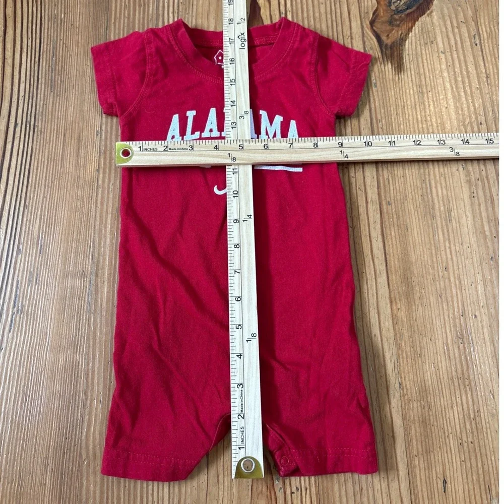 Wes and Willy Romper Kids Crimson Alabama Crimson Tide Graphic SIZE‎ 6M